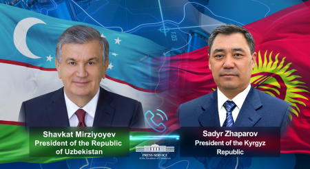 Kyrgyz President Congratulates Uzbek President on his Election Victory