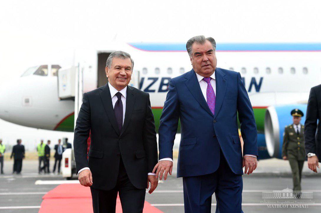 Prezident Shavkat Mirziyoyev Tojikistonga keldi