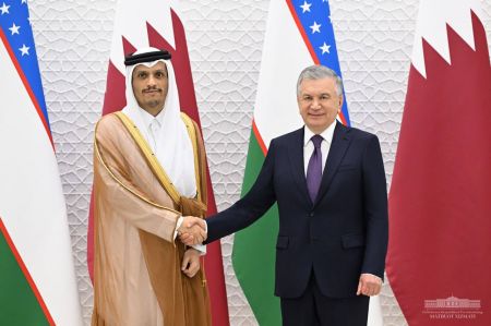 Президент Узбекистана с удовлетворением отметил динамичное развитие взаимовыгодного сотрудничества с Катаром