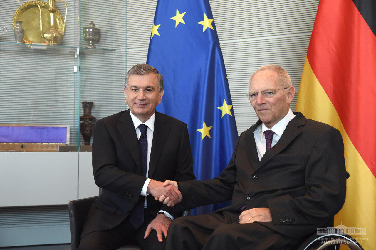 Президент встретился с Председателем Бундестага