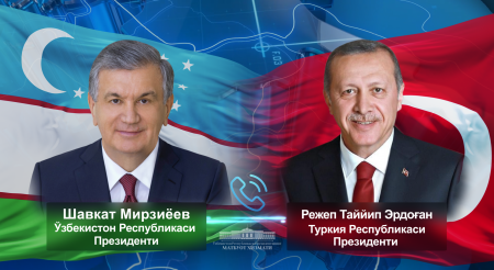 Ўзбекистон ва Туркия Президентлари икки томонлама кун тартибидаги масалаларни муҳокама қилдилар