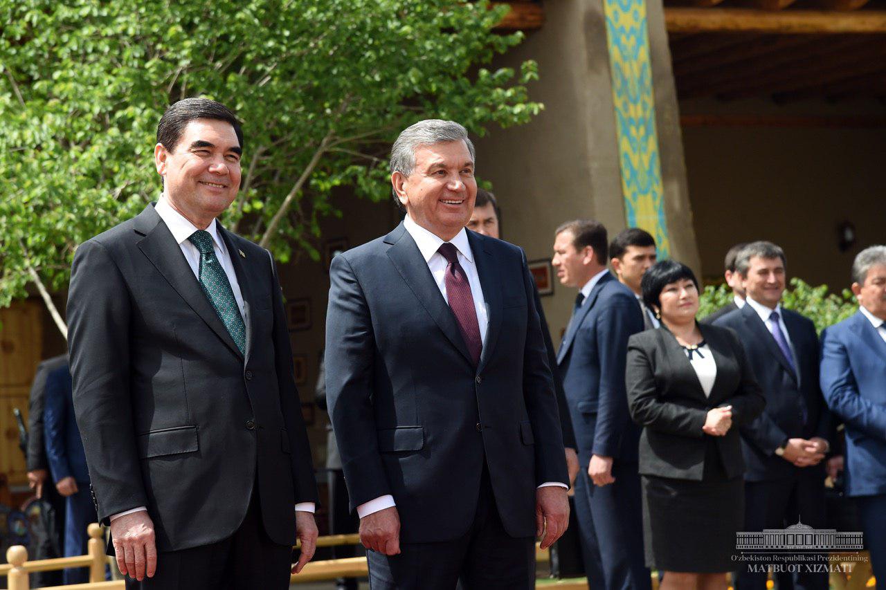 Presidents visited ancient monuments in Khiva