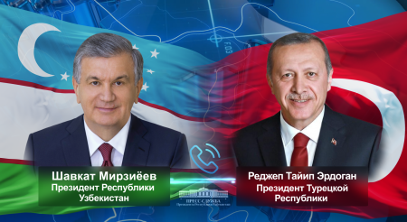 Лидеры Узбекистана и Турции рассмотрели вопросы дальнейшего расширения многопланового сотрудничества