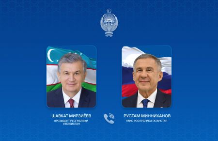 Президент Узбекистана отметил важность дальнейшего углубления сотрудничества с Татарстаном