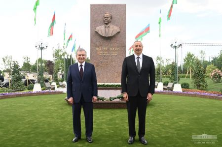 A Street and Square in Honor of Heydar Aliev – the National Leader of the Azerbaijani People Unveiled in Tashkent