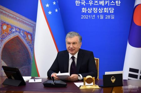 The Summit of the Presidents of Uzbekistan and Korea Was Held