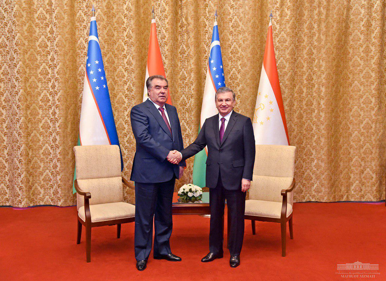 Состоялась встреча Президентов Узбекистана и Таджикистана