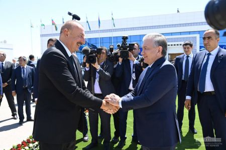 President of Azerbaijan Ends His Visit to Uzbekistan