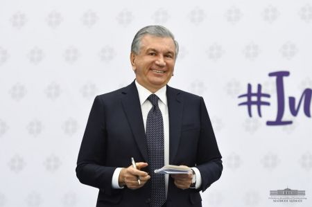 Shavkat Mirziyoyev Meets With Navoiy Constituents 