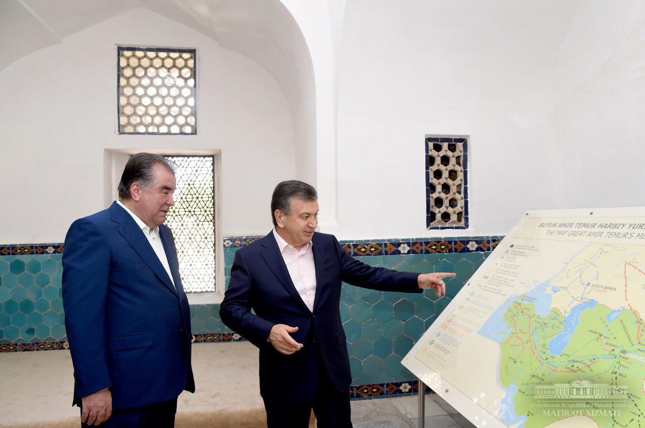 Presidents visited the Amir Temur mausoleum