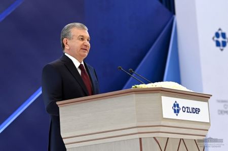 President Takes Part at the Liberal Democratic Party of Uzbekistan Convention