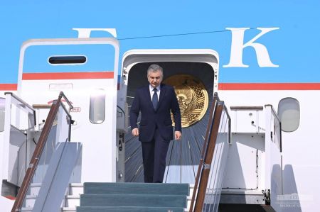 Президент прибыл в Самарканд