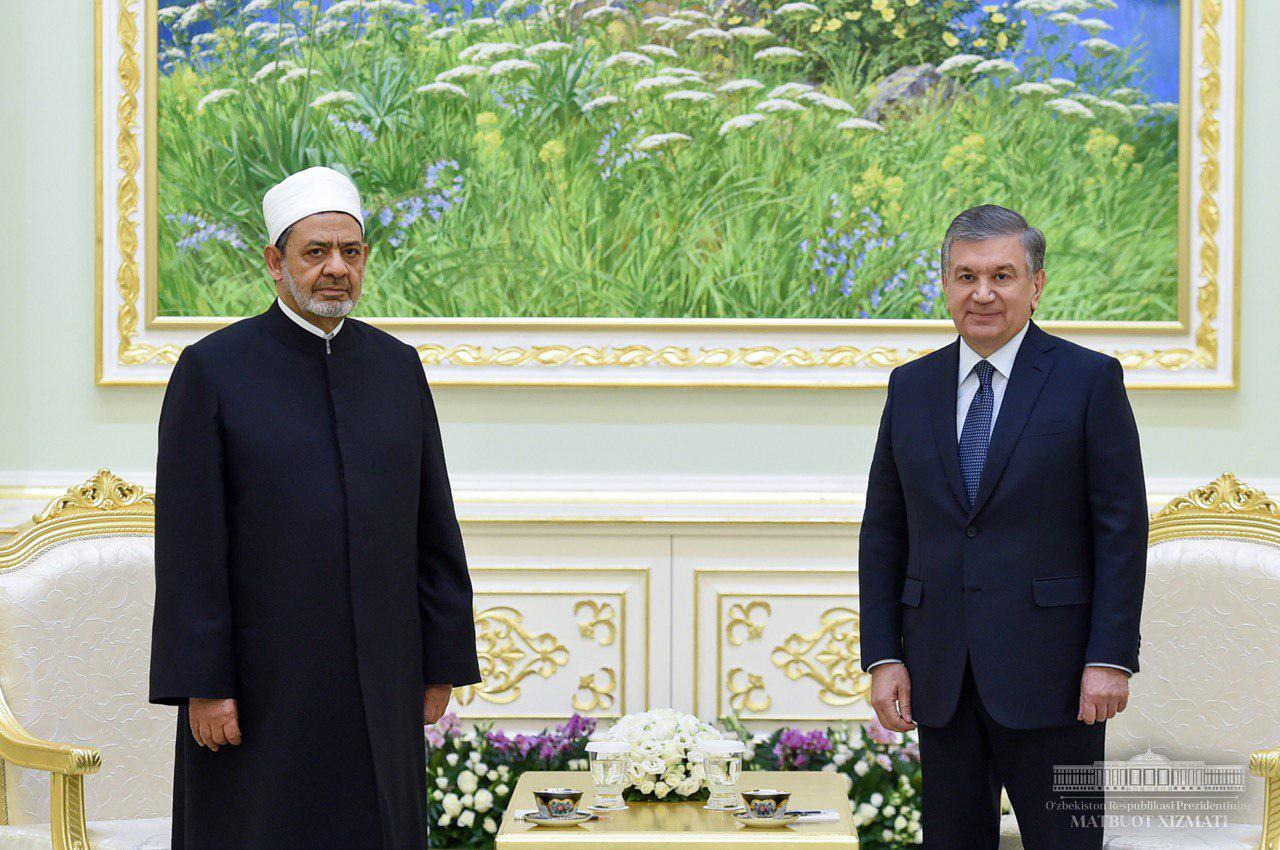 The President of the Republic of Uzbekistan received the Grand Imam of Egypt, the head of Al-Azhar complex