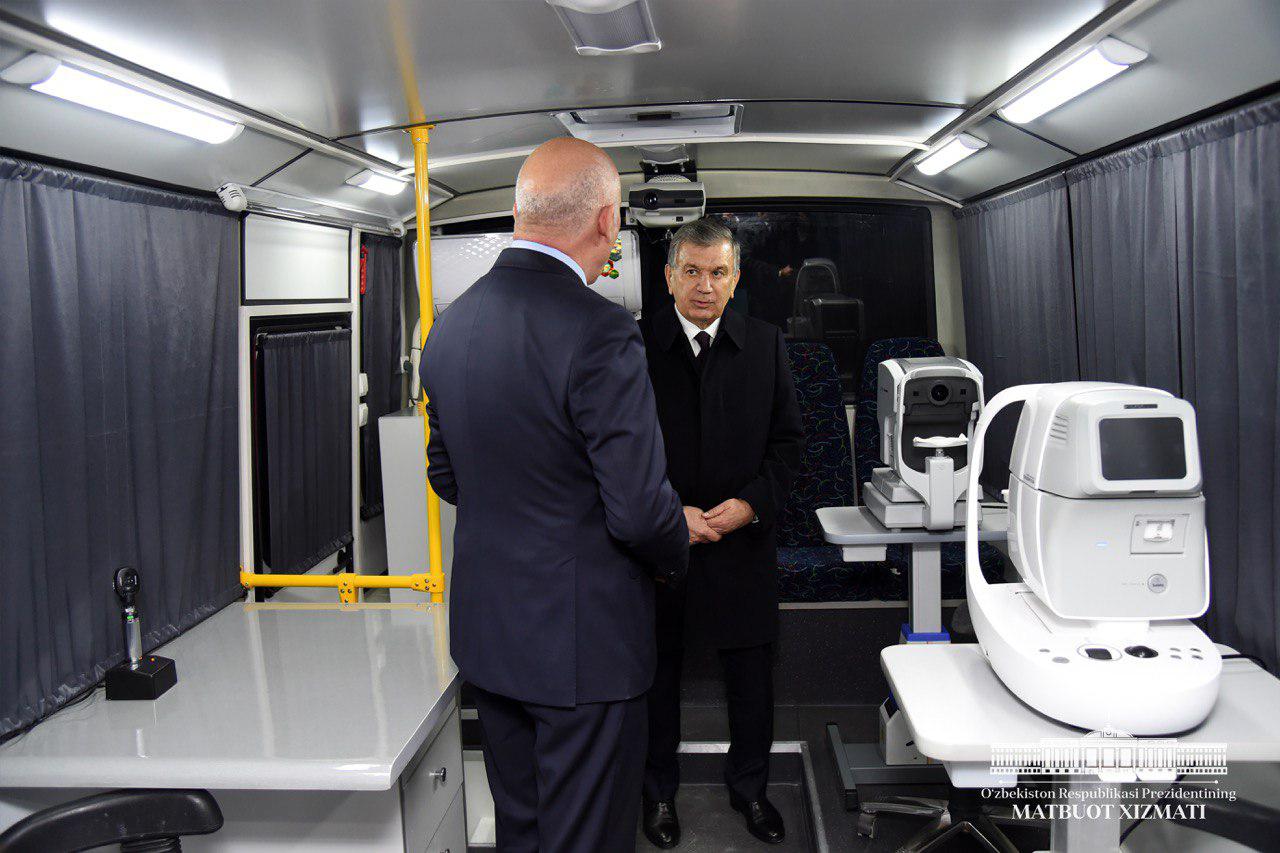 Shavkat Mirziyoyev visited family polyclinic in Kungirad district