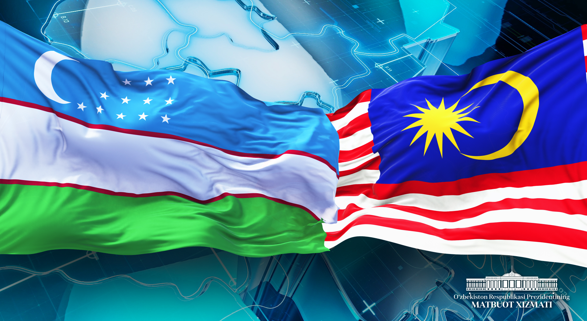 The President of Uzbekistan congratulates the King and the Prime Minister of Malaysia
