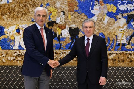 Президент Узбекистана встретился с председателем компании «Orano»