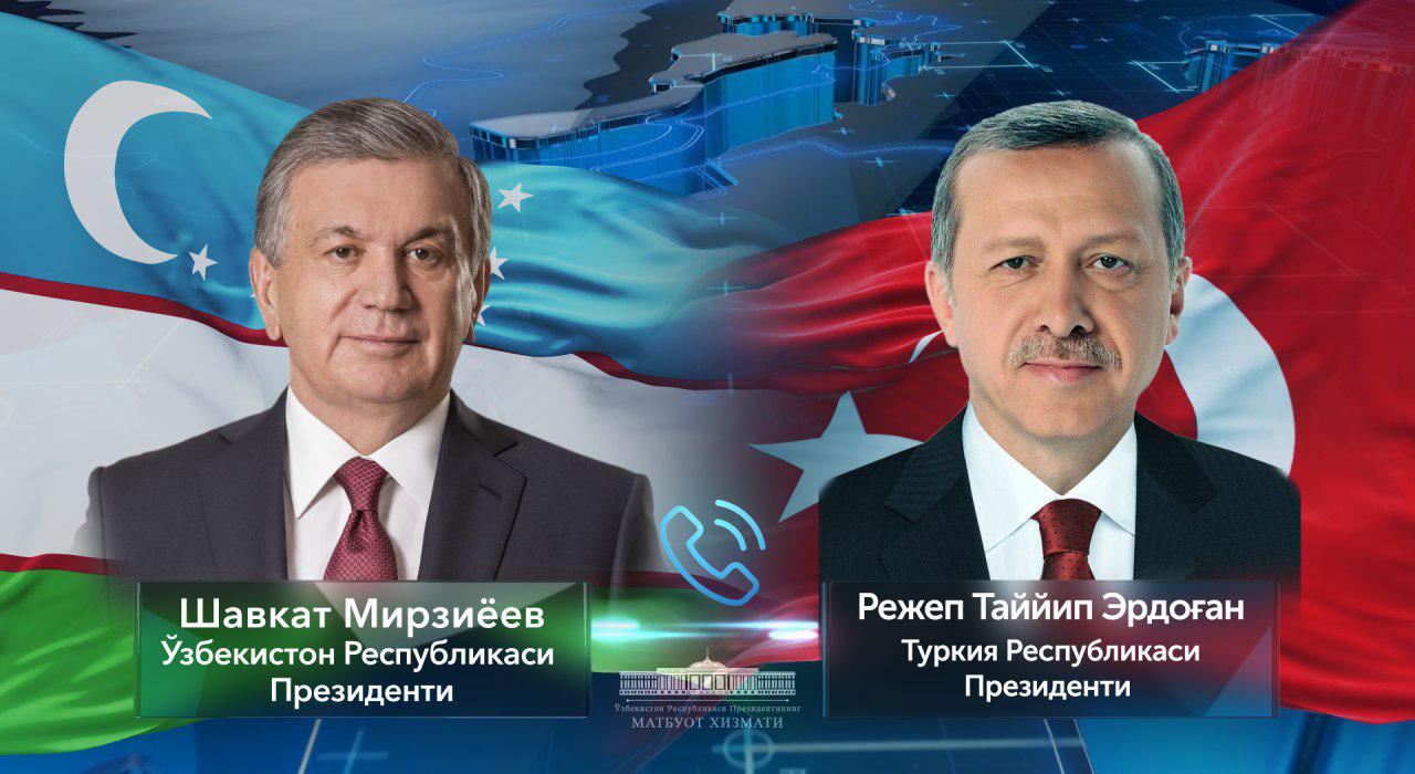 Presidents of Uzbekistan and Turkey speak over the phone