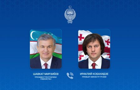 Президент Узбекистана и Премьер-министр Грузии провели телефонный разговор