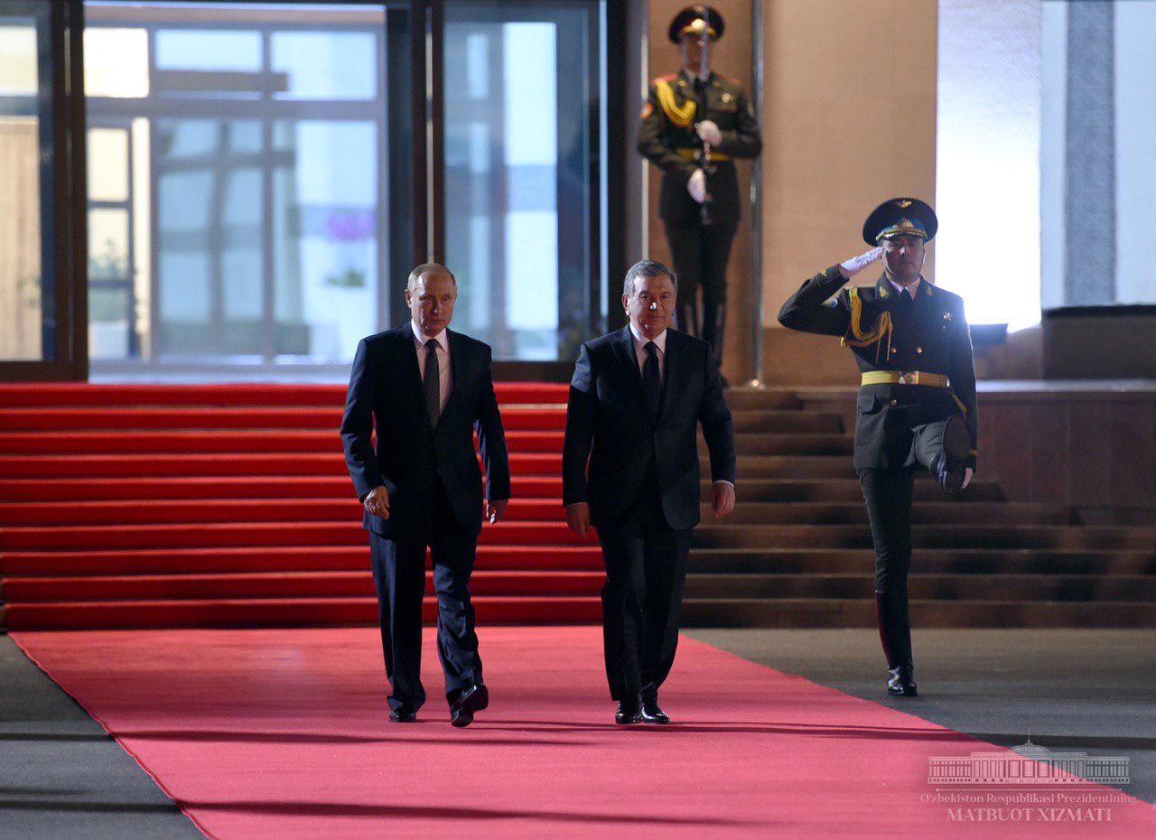 President of the Russian Federation has ended his visit to Uzbekistan