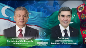 Telephone conversation with the President of Turkmenistan