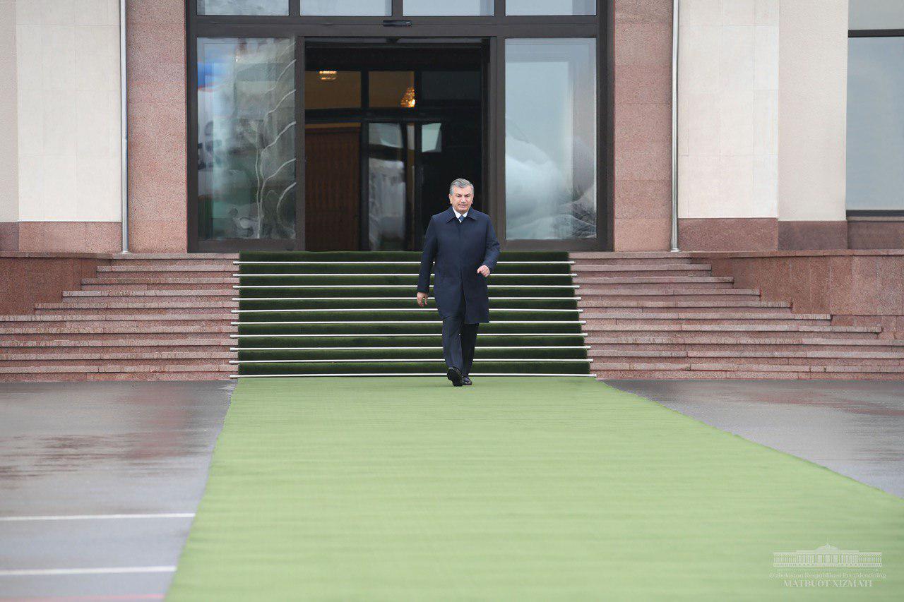 President Leaves for Bukhara