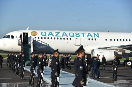 President of Kazakhstan Arrives at the OTS Summit