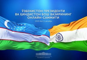 Leaders of Uzbekistan, India to hold an online summit meeting