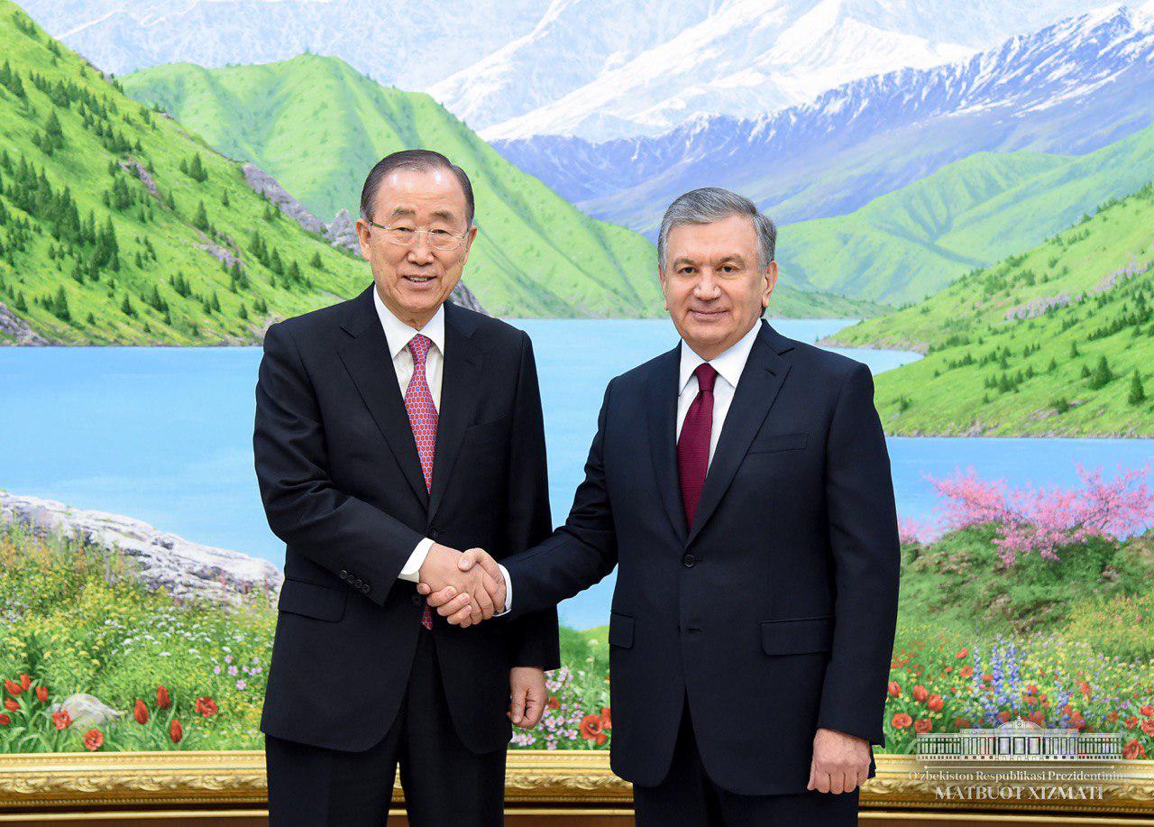 President of Uzbekistan receives former UN Secretary-General