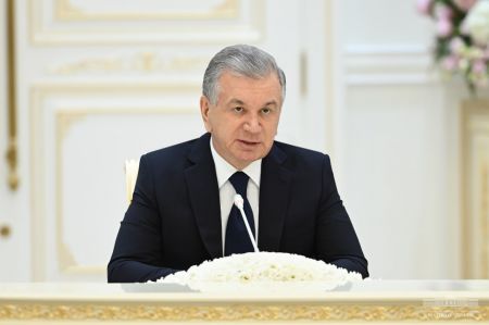 Президент Республики Узбекистан провёл встречу с президентом ЕБРР
