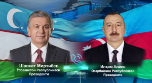 Leaders of Uzbekistan, Azerbaijan talk over the phone