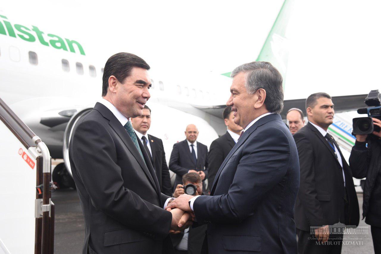 President of Turkmenistan arrives in Khorezm