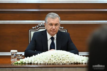 Президент Республики Узбекистан принял делегацию Американо-Узбекской торговой палаты