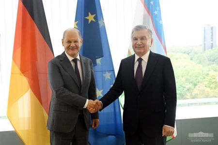 Президент Узбекистана провел переговоры с Федеральным Канцлером Германии