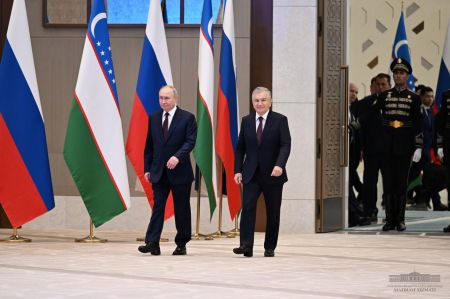 Presidents of Uzbekistan and Russia Attend the First Meeting of the Council of Regions of the Two Countries