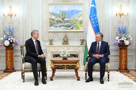The President of Uzbekistan receives the U.S. Ambassador