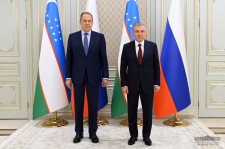 President of Uzbekistan Receives Russian Foreign Minister