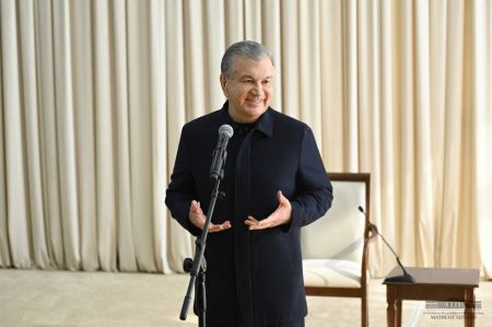 President Speaks to Muynak Residents