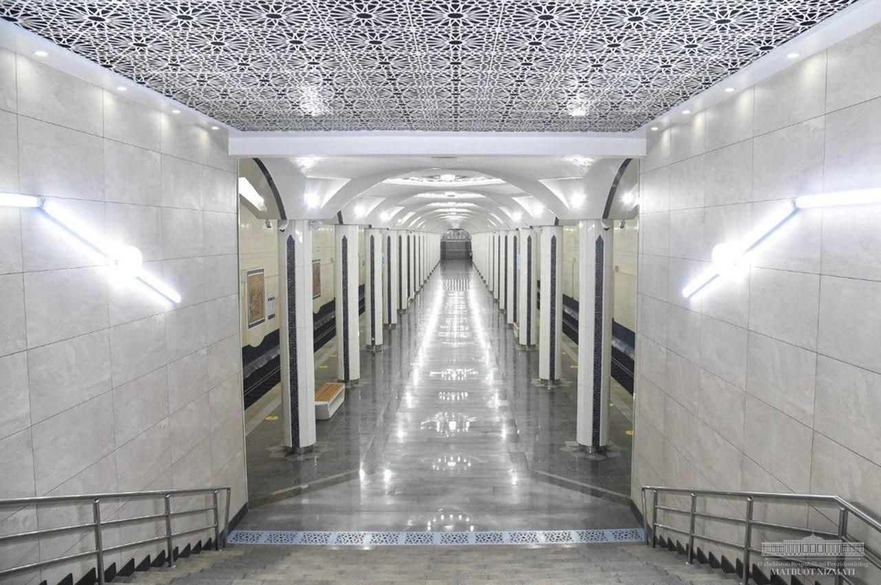 Shavkat Mirziyoyev metroda (FOTOGALEREYa)