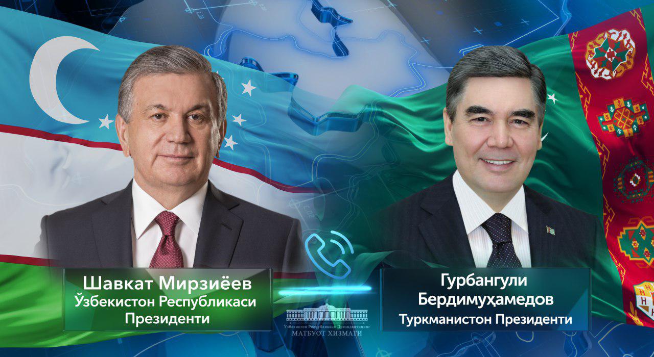 On telephone conversation with President Gurbanguly Berdymuhamedov of Turkmenistan