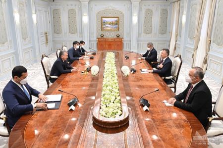 Ўзбекистон Президенти Туркия делегациясини қабул қилди