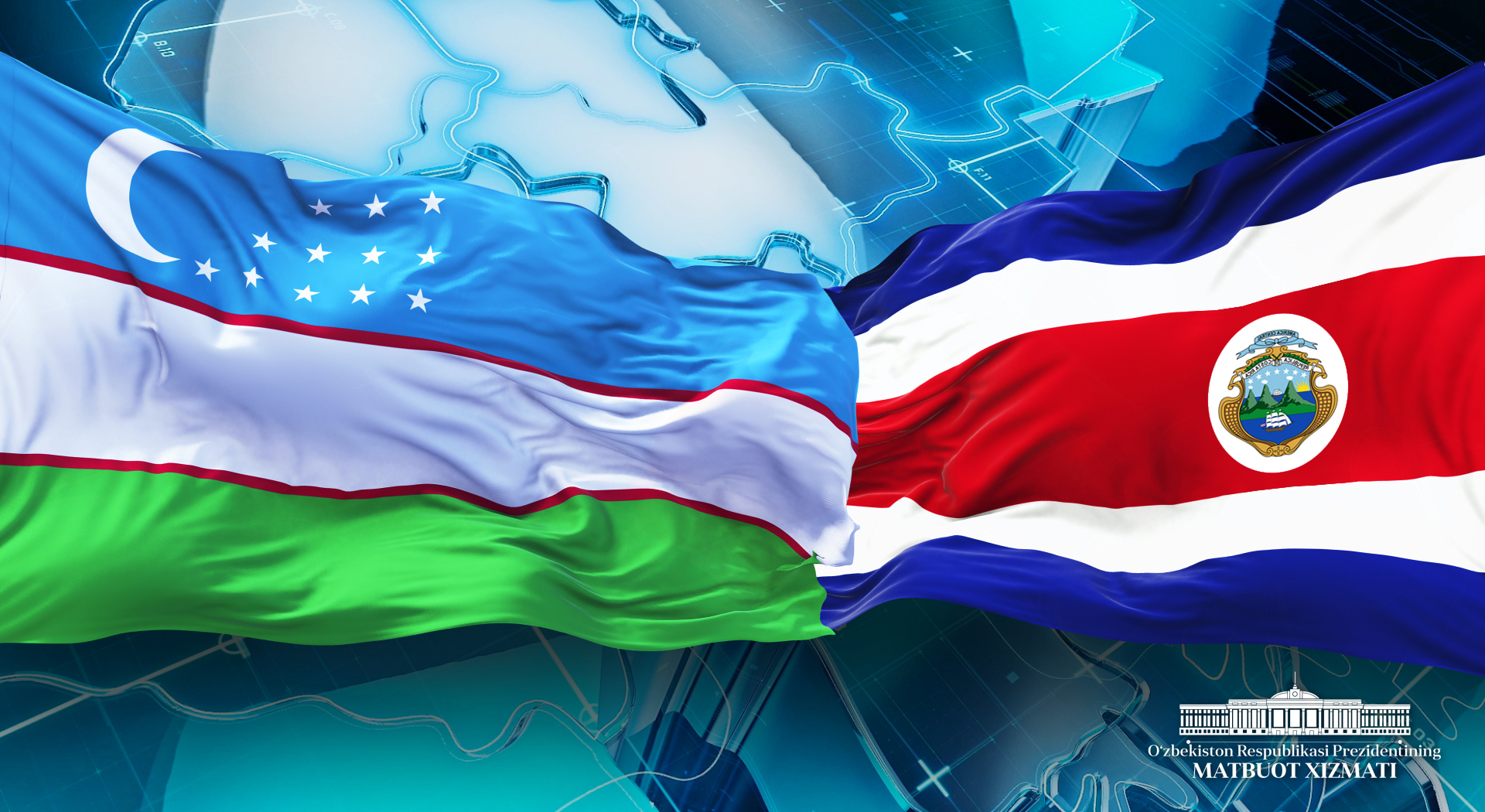Президент Узбекистана поздравил Президента Коста-Рики