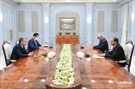 O‘zbekiston Prezidenti Turkmaniston Vazirlar Mahkamasi Raisining o‘rinbosarini qabul qildi
