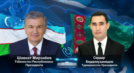 Ўзбекистон ва Туркманистон Президентлари стратегик шерикликни янада кенгайтириш масалаларини муҳокама қилдилар