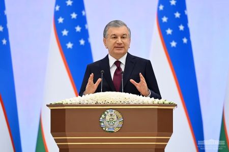 Выступление Президента Республики Узбекистан Шавката Мирзиёева на торжественной церемонии, посвященной Международному женскому дню