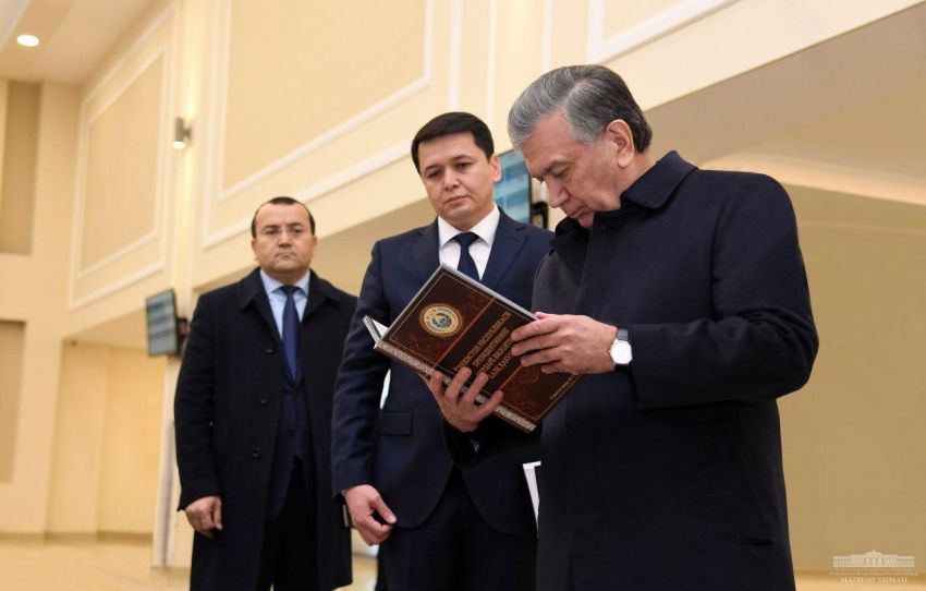 The President visits the new People’s Reception Office in Tashkent