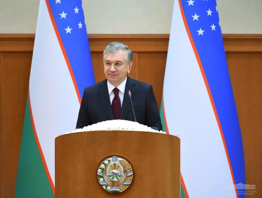 Shavkat Mirziyoyev attends the Senate’s first session