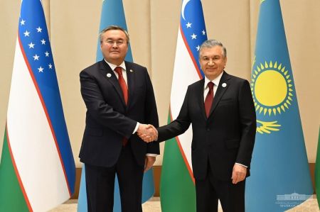 Shavkat Mirziyoyev Receives the Deputy Prime Minister – Minister of Foreign Affairs of Kazakhstan