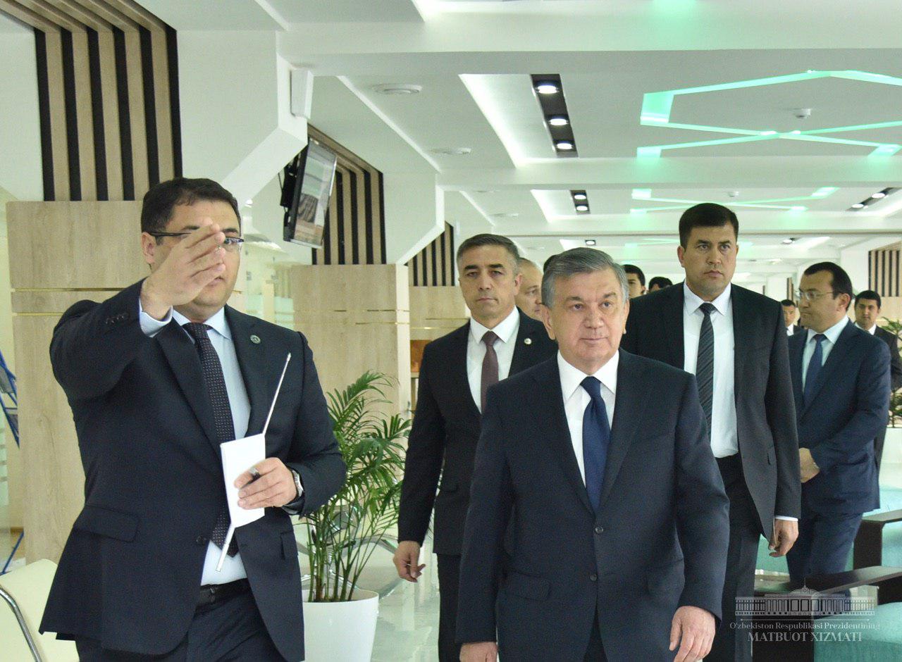 President gets acquainted with activities of Namangan city public services center