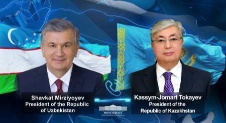 President of Uzbekistan warmly congratulates the President of Kazakhstan on his birthday