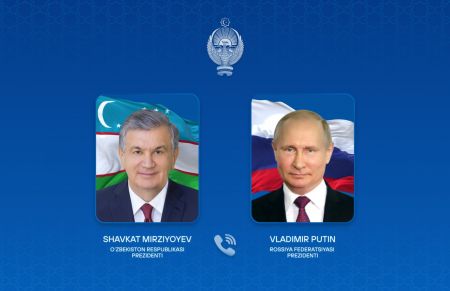 Oʻzbekiston va Rossiya yetakchilari telefon orqali muloqot qildilar